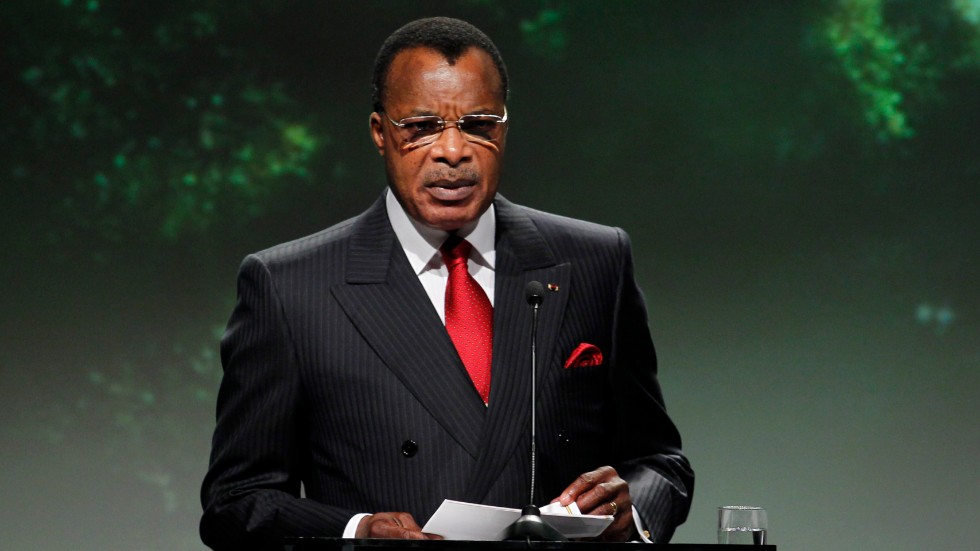 Kongo-Brazzavilles president Denis Sassou Nguesso. Arkivbild.