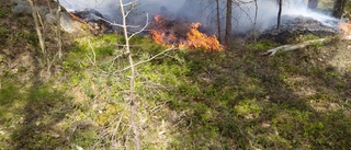 Ytterligare ett larm om skogsbrand i Moskosel