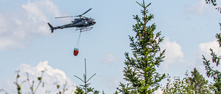 MSB förstärker med två helikoptrar i Luleå på grund av extrem brandrisk