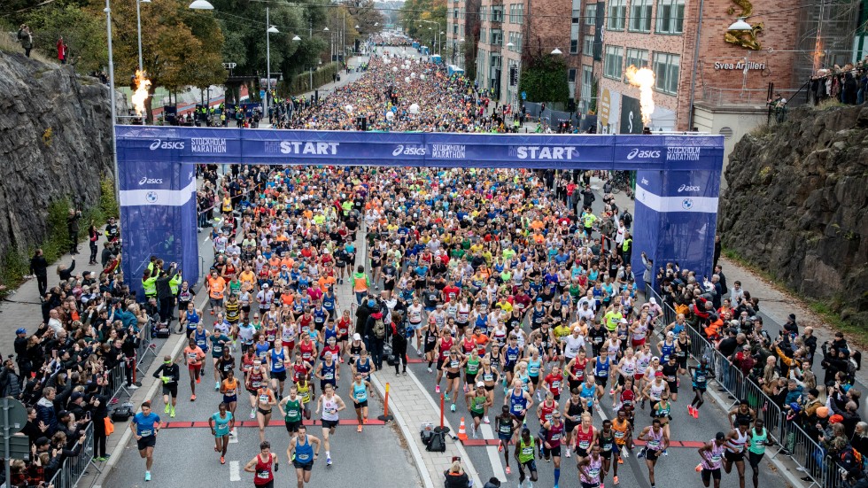 Stockholm marathon genomfördes under lördagen.
