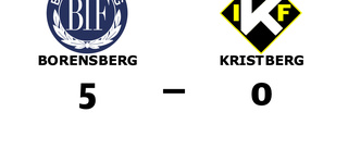Utklassning när Borensberg besegrade Kristberg