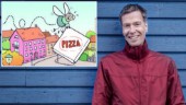 En fluga och en pizzakartong är intrigen i Johans nya barnbok om återvinning: "Bygger på min nyfikenhet"