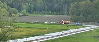 En person till sjukhus efter trafikolycka