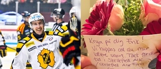 Rörd Erik Andersson efter AIK-fansens blommor: ”Värmer enormt mycket”