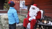 Elis, 6 år, fick träffa tomten i Nyköping: "Jätteroligt"