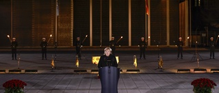 Färgfilmen var glömd när Merkel tog farväl