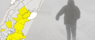 SMHI varnar för snöfall i Västerbotten