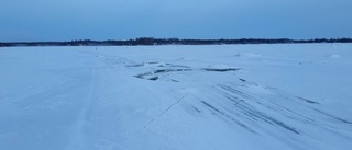 Varning för svaga isar