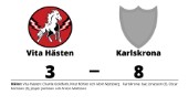 Utklassning när Karlskrona besegrade Vita Hästen