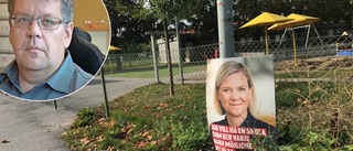Försvunna valaffischer i Skelleftehamn: ”Inkräktar på demokratin”
