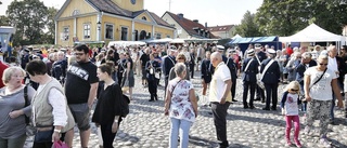 Torshälla marknad förenar gammalt och nytt