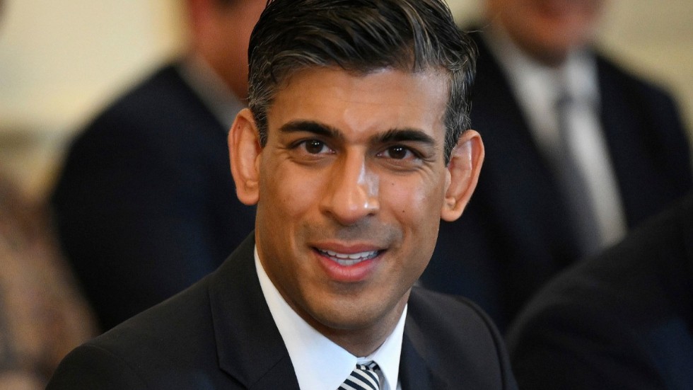 Rishi Sunak, Storbritanniens finansminister fram till i tisdags. Arkivbild.