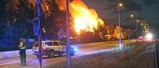 Stor brand i Slottshagen