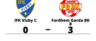 Seger för Fardhem Garda BK B i tidiga seriefinalen mot IFK Visby C