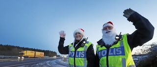 Tomtande poliser spred lugn och glädje