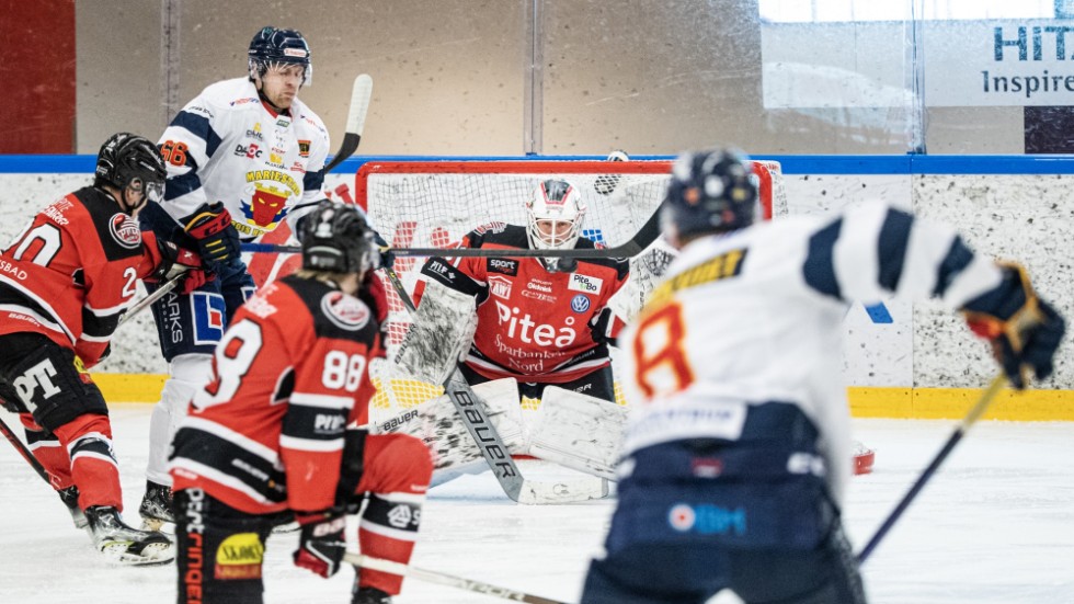 I söndags slog Piteå Hockey ut Mariestad ur slutspelet. Nästa uppgift? Kvalserien till Hockeyallsvenskan. (Arkivbild)