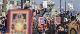 Stora protester mot koranbränningarna
