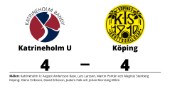 Katrineholm U fixade en poäng mot Köping