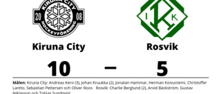 Kiruna City vann toppmötet mot Rosvik