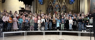 Över 160 barn deltog i kyrkans barnkonsert i Åtvidaberg