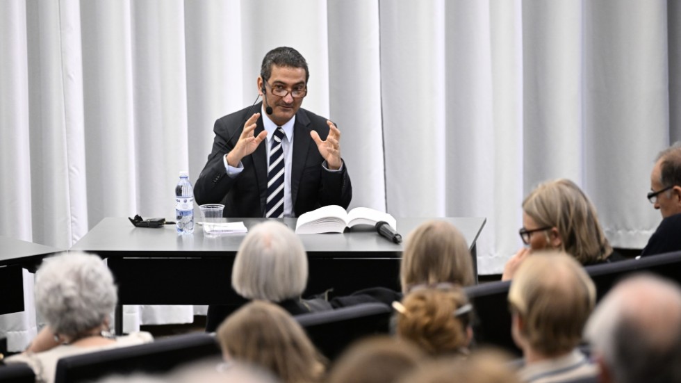 Sameh Egyptson försvarade sin avhandling om politisk islam i februari i år inför en stor publik på Lunds universitet. 