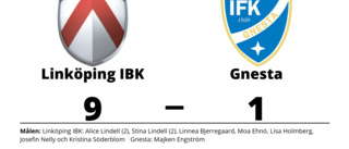 Linköping IBK utklassade Gnesta på hemmaplan