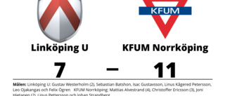 Linköping U föll mot KFUM Norrköping på hemmaplan