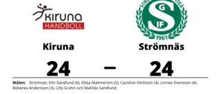 Efterlängtad poäng för Kiruna - bröt förlustsviten mot Strömnäs