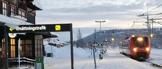 Extrem kyla: Tågen ställs in mellan Luleå - Kiruna 