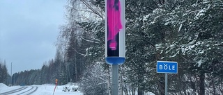 Trafikkamera vandaliserad längs Älvsbyvägen