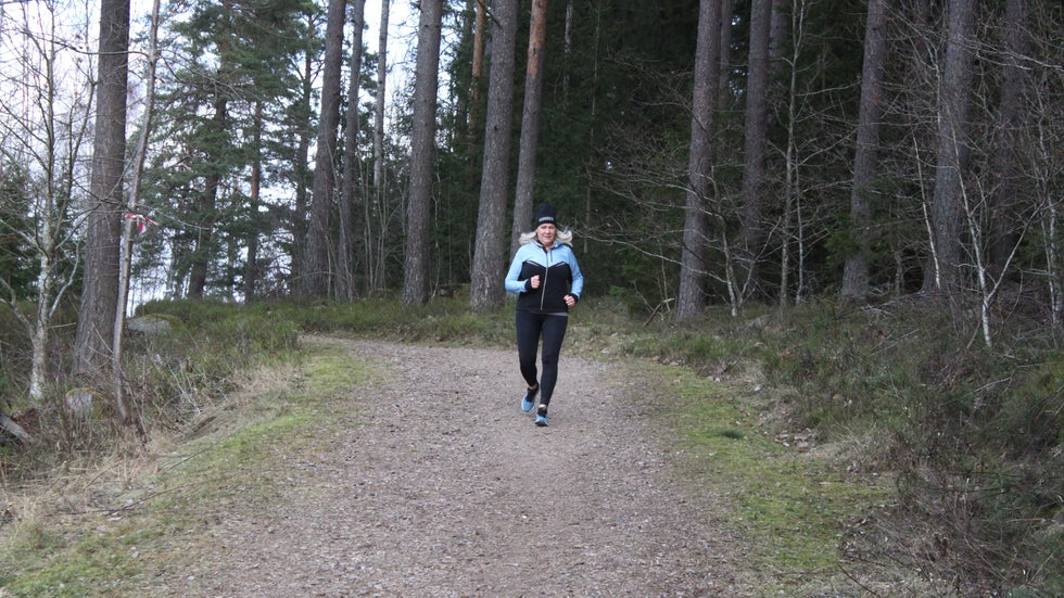 Cecilia, 55, har sprungit mer än 870 dagar i sträck