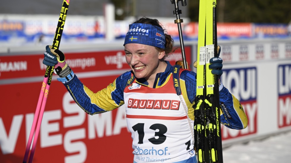Linn Persson strålar ikapp med solen i Oberhof efter sitt VM-silver.
