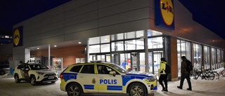 Misstänkt stöld i butik i centrala Skellefteå