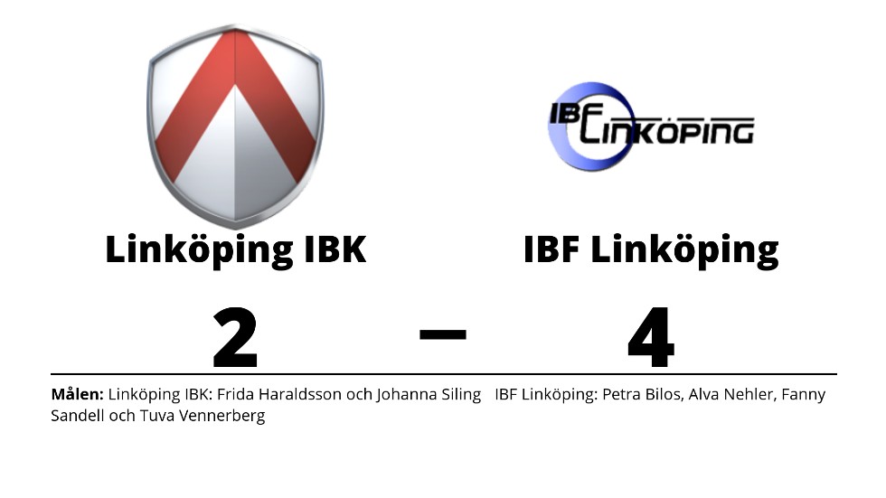 Linköping IBK Ungdom förlorade mot IBF Linköping