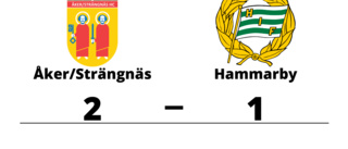 Åker/Strängnäs vann på hemmaplan mot Hammarby