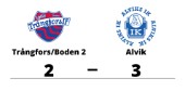 Förlust med 2-3 för Trångfors/Boden 2 mot Alvik