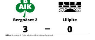 Petter Vikström gjorde två mål när Bergnäset 2 vann
