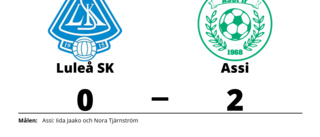 Assi vann mot Luleå SK på Hertsö IP
