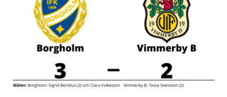 Tuff match slutade med förlust för Vimmerby B mot Borgholm