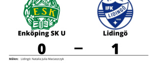 Segermålet för Lidingö stod Natalia Julia Maciaszczyk för efter 74 minuter.