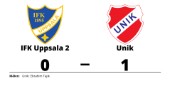 Ebrahim Tajik målskytt när Unik sänkte IFK Uppsala 2