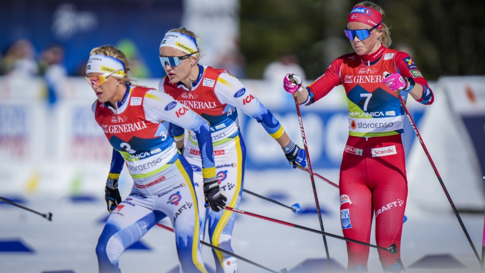 Frida Karlsson, Linn Svahn och Maja Dahlqvist är tillbaka i längdlandslaget. Arkivbild.
