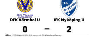 DFK Värmbol U föll på hemmaplan mot IFK Nyköping U