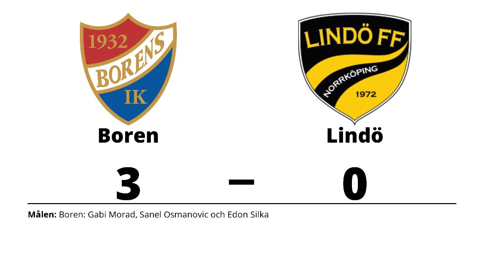 Borens IK vann mot Lindö FF