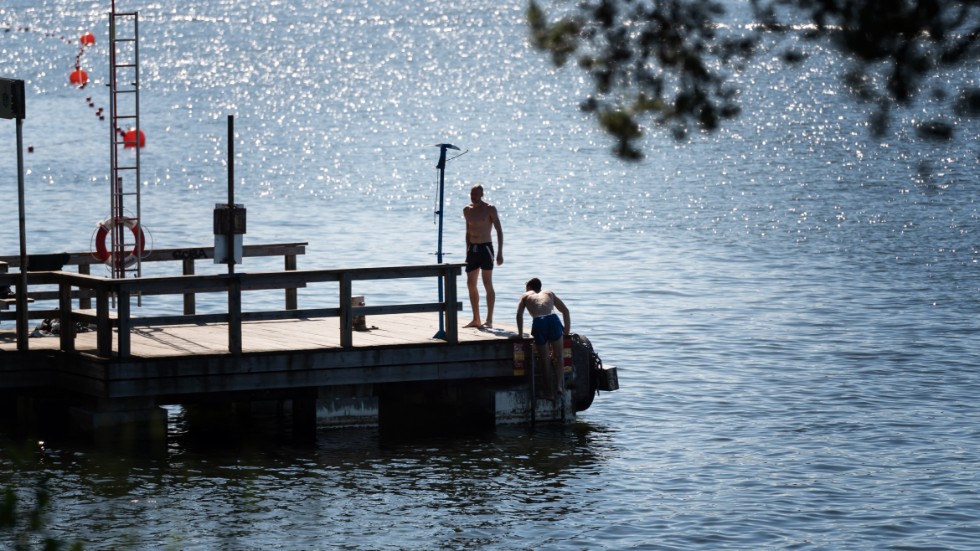 91 procent av Sveriges badplatser klarar värdet för bra vattenkvalitet. Arkivbild.