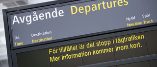 Försenade tåg till och från Linköping