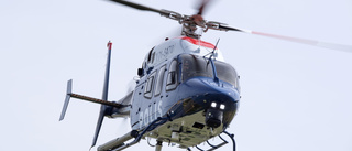 Äldre man söktes med helikopter - återfanns vid liv