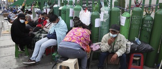 Peru får nödsändning av syrgas