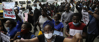 Demonstranter ihjälskjutna i Lagos