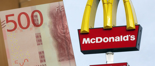Kund betalade med falsk 500-kronorssedel på McDonalds